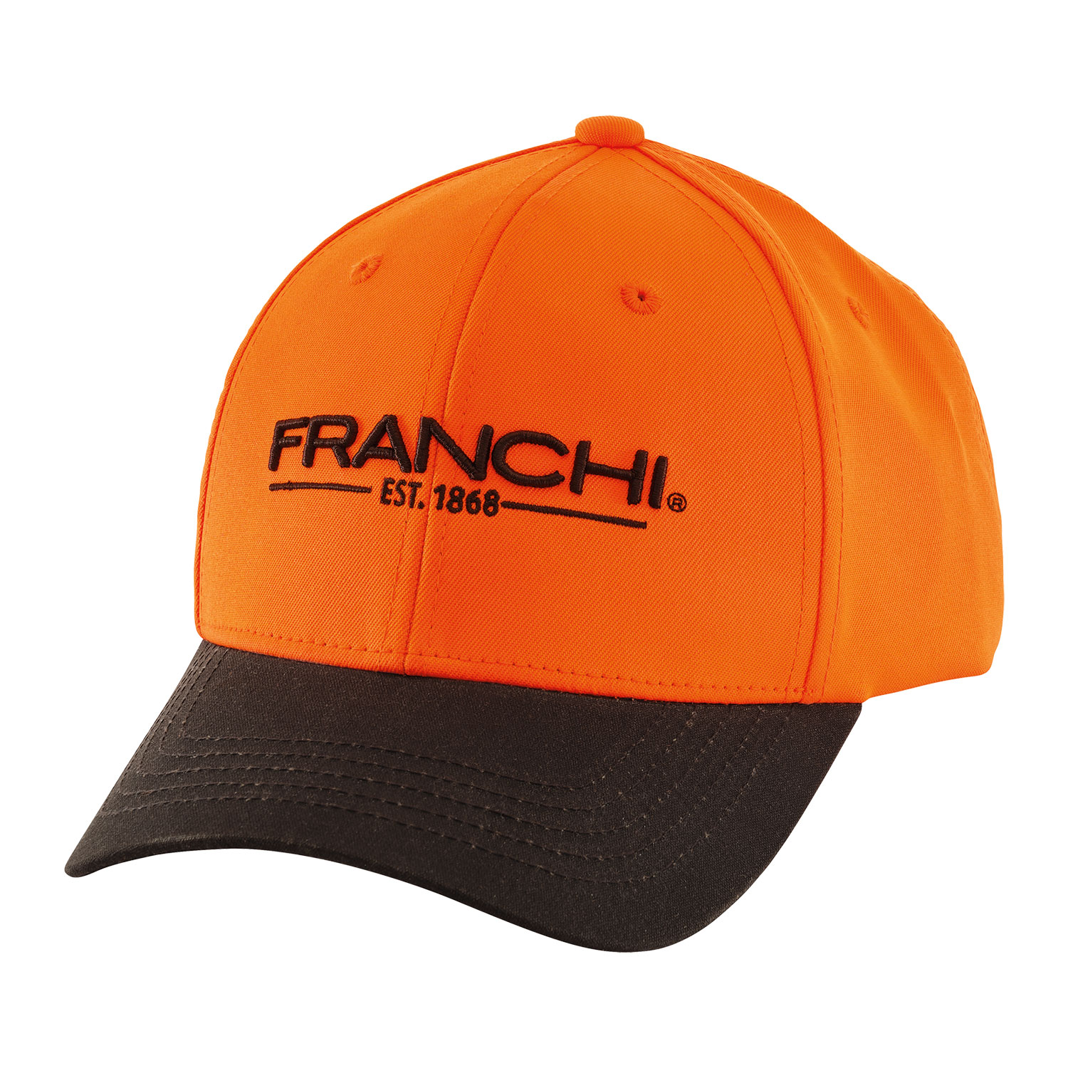 Logo Hat, Blaze Orange w/ Brown Brim