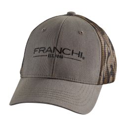 Logo Hat, Olive w/ Bottomland Camo Mesh